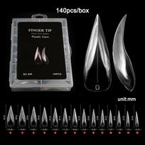 New Poly Nail Gel Nail Extension Molds Reusable Curved Stiletto Advanced Shape Dual Forms Full Cover Extension Nail Design Tools