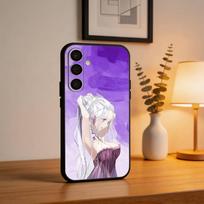 Re Zero Rem Emilia Phone Case For Samsung  A73,72,71,A52,51,40,41,A22,A32,31,A13, Soft Black Shell Samsung a73 5g