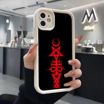 Satan Devil Phone Case For IPhone Air 17 Pro Max 16 E 15 14 Pro Max 13 12 11 Mini Plus Soft Silicone White Cover iPhone 11 Pro