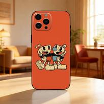 Game C-Cuphead  Phone Case For iPhone17,16,15,14,13,12 Plus,Max Soft Silicone Black Cover iPhone13PROMAX