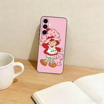 s-Strawberry Shortcake Phone Case For Samsung Galaxy A73,A72,A71,A70,A53,A52,A51,Others Soft Black Cover Samsung a13 5g