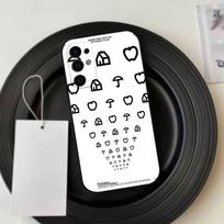 Eye chart  Phone Case For Samsung S25,S24,S21,S22,S23,S30,Ultra,S20,Plus,Fe,Soft Silicone Black Cover Samsung S24ULTRA