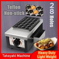 Verly Gas Takoyaki Machine Heavy Duty Fishball Grill Oven 1 layer 28 holes