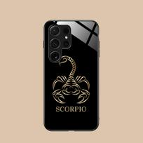 Golden Scorpio Mobile Phone Case for Samsung Galaxy S26 S25 S24 S23 S22 S21 S20 Note20 Plus FE Ultra Glass Colorful Cover Cover Galaxy Note20 Ultra
