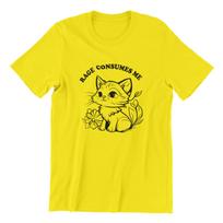 Rage Consumes Me , Cute Kitten T-Shirt Mens Womens Tees Top XL