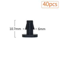 Drip Irrigation Sprinkler 1/8 1/4 Inch Barb Connector Tee Cross Thread Water Pipe Coupler Fitting 3/5 4/7mm Hose Garden