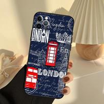 London Bus England Big Ben Phone Case For iPhone 17 16 15 14 13 11 12 Pro Max 13 mini 15 16 Plus 16e 17 Air Cover Funda iPhone 11Pro MAX