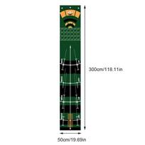 Mini Green Golf Carpet Putting Ball Pad Practice Mat Washable Anti-Slip Green Practice Golf Putting Mat Indoor/Outdoor