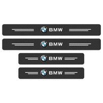 4 vnt. Anglies pluošto automobilio durų slenksčių apsauginė lipdukas Anti-scratch Refit For BMW M Performance 1 3 5 7 Series M3 M4 M5 M6 X1 X3 X5 X6 X7 E30 E34 E39 E4
