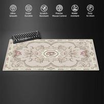The Persian retro-style large mouse pad with rubber anti-slip lockstitch craftsmanship is suitable for laptop games 600x300x2mm