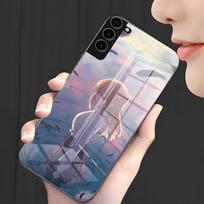 Hoshino Ai Oshi No Ko Phone Case For Samsung S26 S25 Plus S20 S20 Plus S22 Ultra S23 FE S21 Plus S21 Ultra Glass Cover Samsung S22 Ultra