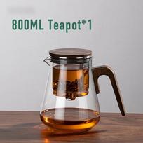 Bonston elegant cup insulation separation bubble teapot heat-resistant glass teapot simple filter tea cup 500ml