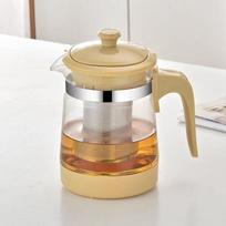 HMLOVE Heat Resistant Glass Teapot Puer Kettle Tea Infuser Filter High Borosilicate Chinese Teawear Flower Pot 700-900ML