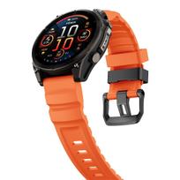 26mm 22mm Quick Fit Silicone Strap For Garmin Quatix 8/Tactix8/ Fenix 8 51mm 47mm/7X Pro/Bracelet Forerunner 970/965/Instinct 3 Quick Fit 26mm oranžinė
