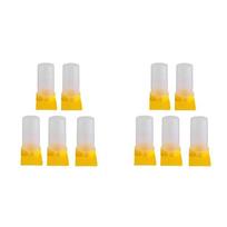 Premium-Bee Feeder, Hive Beekeeping Water Dispenser, Bee Hive Entrance Feeder, Beekeeping Tools (10-Pack) geltona