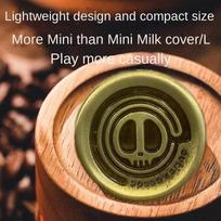 Demon Milk Cap Metal Round Poppa Card Fidget Toys Fingertip Gyroscope Sound Wave EDC Hand Push Coin for Adults Antistress varis