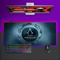 Assasins Creed Mouse Pad RGB Gaming Mouse Pad Desk Mat HD Gamer Large LED Light XXL MousePads RGB600x300x3mm