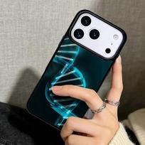 Capa Case for iPhone 17 Air 16 Pro Max 15 Plus 11 13 Mini 14 12 Back Phone Cover Retro DNA Science Illustration iPhone 12 Pro