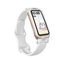 Case+Strap For Huawei Band 10/9/8 Accessories Sport Silicone replacement belt pulseira correa smart watch bracelet Huawei Band10 For Huawei Band 9 balta