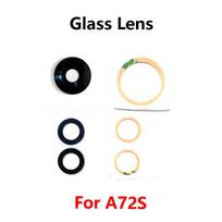 For ZTE Blade A72S Rear Back Camera Glass Lens With Adhesive Sticker Replacement Repair Parts A72S