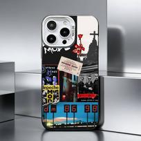 D-Depeche ROCK Band Mode    Phone Case For iPhone 17,16,15,14,13,12,11 Plus,Pro Max,XS,Colored silver phone case iPhone12PROMAX