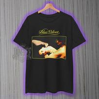 Blue Velvet 1986 Vintage David Lynch Movie Poster Shirt UNISEX SHIRT S įvairiaspalvis