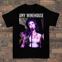 New Amy Winehouse Signature T-Shirt Unisex Tee For Men Women S-5XL Unisex T-Shirt S įvairiaspalvis