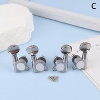 4Pcs Ukulele Tuning Peg Uke Knobs Tuners Machine Heads Tuning Key For 4 String Ukelele Folk Guitar Diy Making Repair Parts as the picture