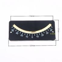 1Pcs Tilt Gauge Slope Locator Meter 45-0-45 25-0-25 10-0-10 Inclinometer Mini Protractor Angle Indicator Measuring Instrument as the picture