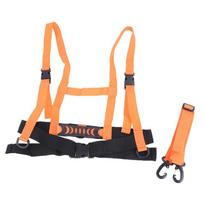 1Pc Kids Ski Training Harness Skiing Trainer Snowboard Ski Safety Tow Anti-Fall Rope For Beginner Toddler Skiing Harness oranžinė