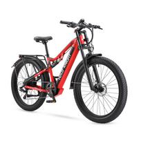 HALO KNIGHT H03 Adult Electric Bike 1000W Motor 48V19.2Ah Battery 27.5 Inch Fat Tire All-Terrain Electric Bicycle