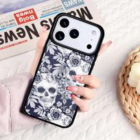 Cool Skull Gothic Phone Case For IPhone 17 16e 15 14 13 12 11 Pro Max Air Mini Soft Protective Cover iPhone 16e