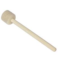 Wooden Handle Wool Felt End Snare Bass Drum Beater Musical Instrument Parts