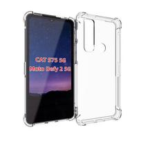 For CAT S75 5G / Motorola Defy 2 Shockproof Non-slip Thickening TPU Phone Case For CAT S75 5G / Motorola Defy 2 skaidri