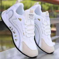 Vyriški tinklelio sportbačiai Aukštos kokybės kasdieniai vulkanizuoti batai Vyriški minkšti patogūs kvėpuojantys sportbačiai vyrams Zapatillas Hombre 39 balta