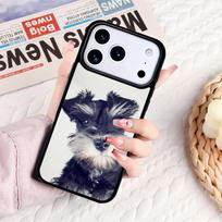 Schnauzer Puppy Dog Art Phone Case For IPhone 17 16e 15 14 13 12 11 Pro Max Air Mini Soft Protective Cover iPhone 14 Pro