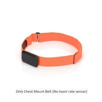 Multicolor Heart Rate Monitor Chest Strap Sports Heart Rate Monitor Strap  Fitness Training oranžinė