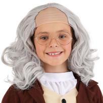 Children's bald wig stage performance props Children aged 3-14 pilka