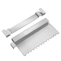 Griddle Grease Gate 2X Stainless Steel Griddle Food Fighter Screen Rear Grease Blocker Griddle Accessories Barbecue Tool Kitchen juoda