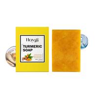Hoygi Turmeric Brightening Soap Face Body Cleansing Gentle Cleansing Skin Smooth And Not Tight Refreshing And Comfortable