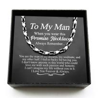 Men's Cuban Link Chain Necklace Stainless Steel Silver Gold Color Male Choker colar To My Man Jewelry Gifts for Father's Day