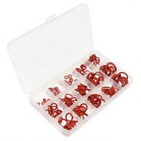 High Quality Metric Sealing Gasket Set 225 Pieces Rubber O-Ring O-Ring Seals Kit  Car Repair raudona