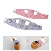 Small Pet Chest Strap Harness Red Size S Cotton Lightweight Stripe Design Breathable Vest for Hedgehog Pets Hedgehog Harness mėlyna