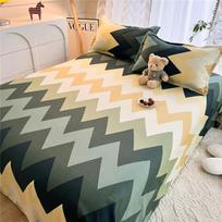 3 vnt spausdinimo medvilninė plokščia patalynė, pritaikyta paklodė lovatiesė Miegamasis miegamasis Patogūs paklodės kvėpuojantys paklodės 120x210cm with Pillowcase