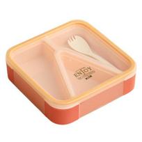 850 ml / 1000 ml priešpiečių dėžutė, karščiui atspari didelės talpos maistinė kasdienio naudojimo priešpiečių dėžutė 850ML rožinė