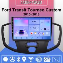 „Android Carplay“ automobilio radijas, skirtas „Ford Transit Tourneo Custom 2015-2018“ daugialypės terpės grotuvo galvos blokas, stereo GPS navigacija BT WIFI 2+32GB 1+16GB