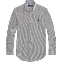 Polo Ralph Lauren Polo Striped Pony Embroidered Long Sleeve Shirt Men shirts Black 710575692-010 XL