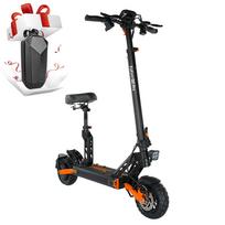 Kukirin G2 Pro 9  600W 48V 15.6Ah Commuter E-Scooter, Dual Suspension, Dual Disc Brakes, Aluminum Frame, LED Display, Taillight, Comfortable Ride GIIPro+Handlebar Bag (Split Up) juoda