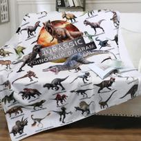 Dinozaurų pledas berniukams Džiurazo Dino Pasaulio Parkas Minkštas flanelinis pledas Dinozaurų kambario dekoras Berniukams Dovanos sofai lovai#(2) 75X95CM pilka spalva