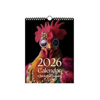 2026 Sieninis kalendorius, Teminis kalendorius, Smagi pokalbių dovana, Puikus pasirinkimas naudoti namuose. One Size